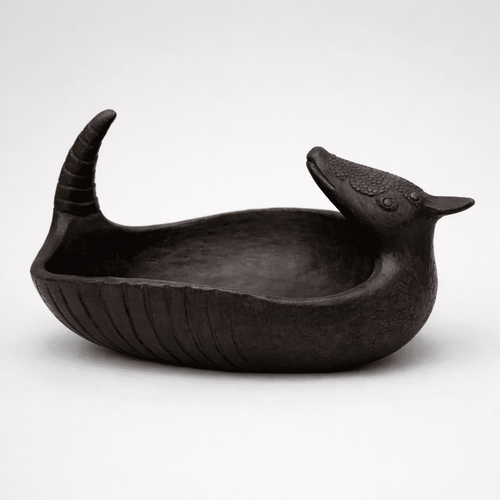 Michoacán Clay Armadillo Tray_San Pedro Zipajo_201-74-1898-766BlackOS | Obakki