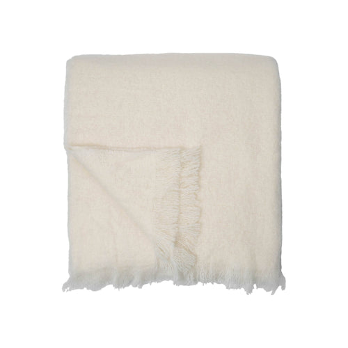 Mohair Scarf | Cream Scarves Frances VH Obakki