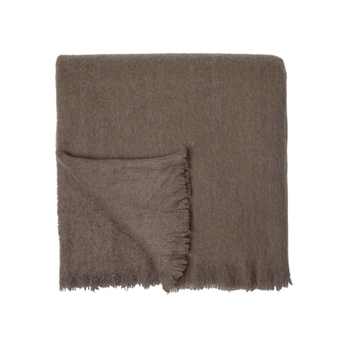 Mohair Scarf | Taupe Scarves Frances VH Obakki