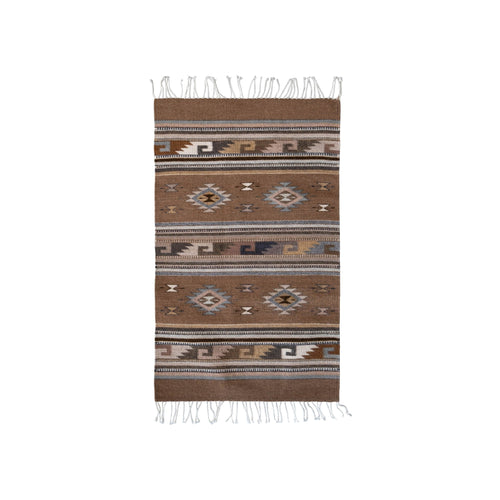 Natural Dye Oaxacan Juárez Rug | Dark_Weaver Diego_201-64-1445-182DarkGrey2' x 3' | Obakki