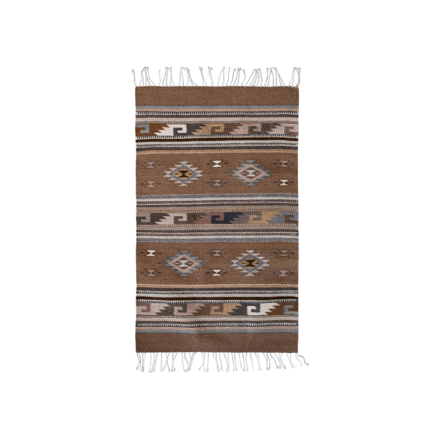 Natural Dye Oaxacan Juárez Rug | Dark_Weaver Diego_201-64-1445-182DarkGrey2' x 3' | Obakki