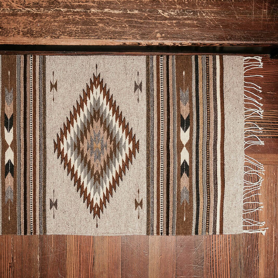 Natural Dye Oaxacan Santiago Rug | Light_Weaver Diego_201-64-1446-182LITGRY2' x 3' | Obakki