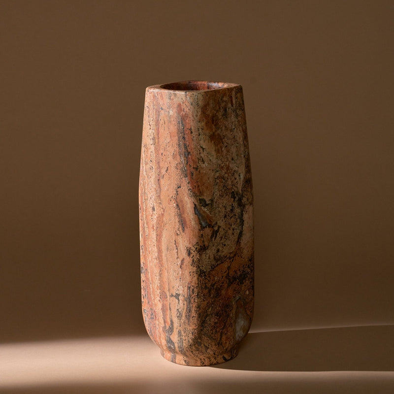 14" Olivia Marble Vase Vases + Planters 