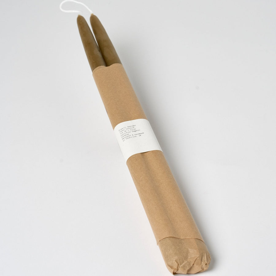 16" Taper Candles | Green Tea_Skar Organics_201-41-1998.2-136GrnTeaOS | Obakki