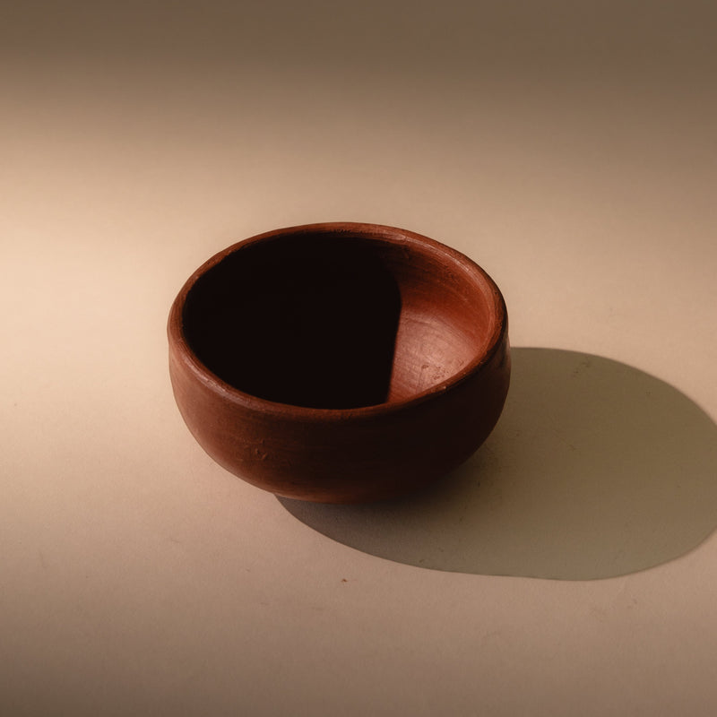 3.5" Red Clay Smooth Bowl Bowls 