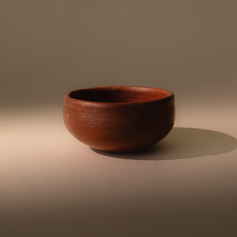 3.5" Red Clay Smooth Bowl Bowls 