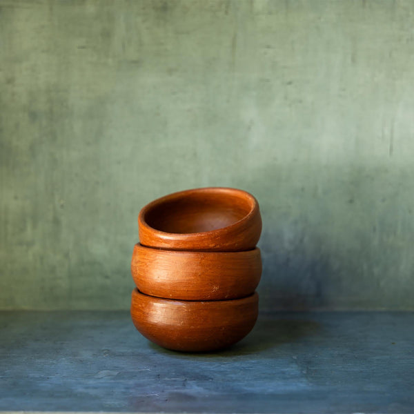 3.5" Red Clay Smooth Bowl Bowls 