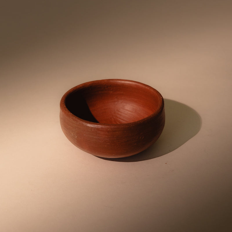 3.5" Red Clay Smooth Bowl Bowls 