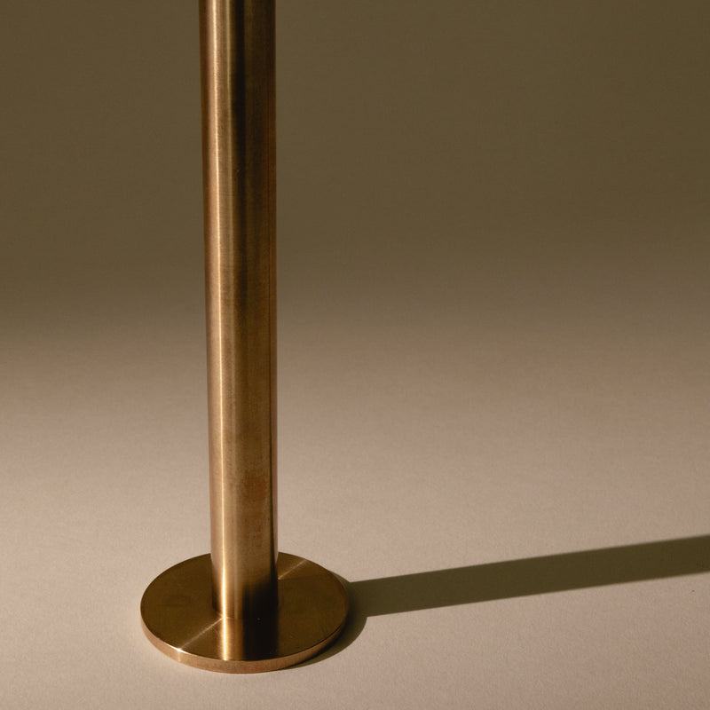 5" Brass Candle Stand Candles 