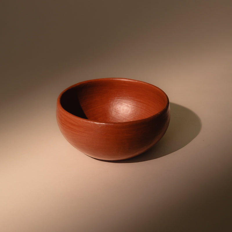 5" Red Clay Smooth Bowl Bowls 
