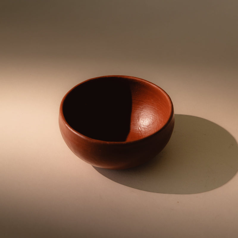 5" Red Clay Smooth Bowl Bowls 