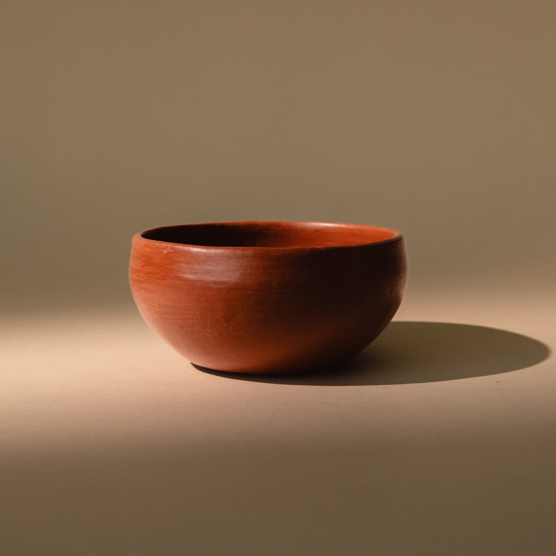 5" Red Clay Smooth Bowl Bowls 