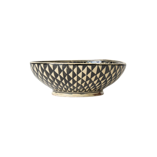 9.5" Michoacan Art Bowl | Paisaje Abstracto Serveware 