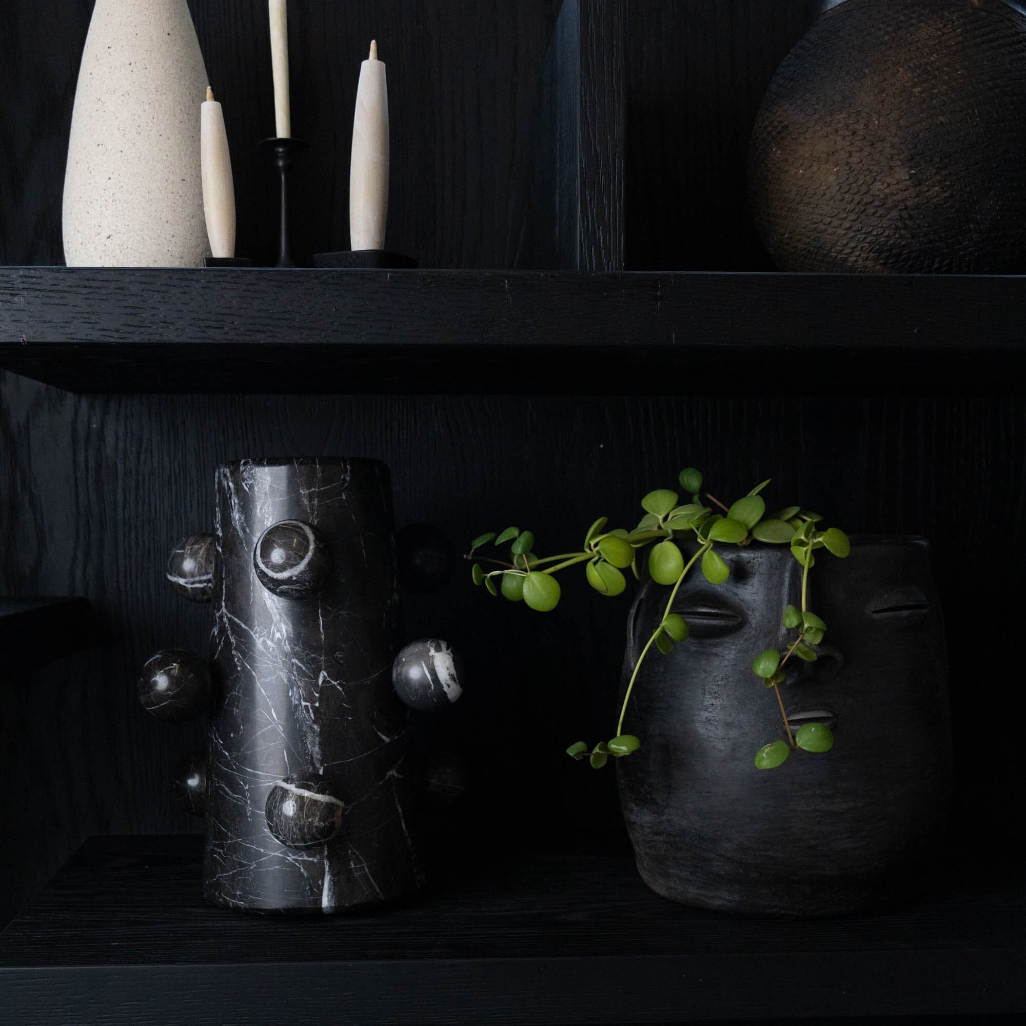 Alma Nueva Vase | Black Home Decor 