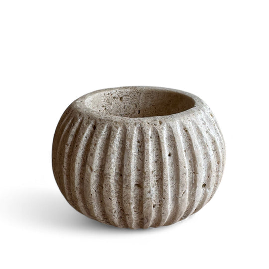 Ara Bowl | Travertine Decorative Bowls 