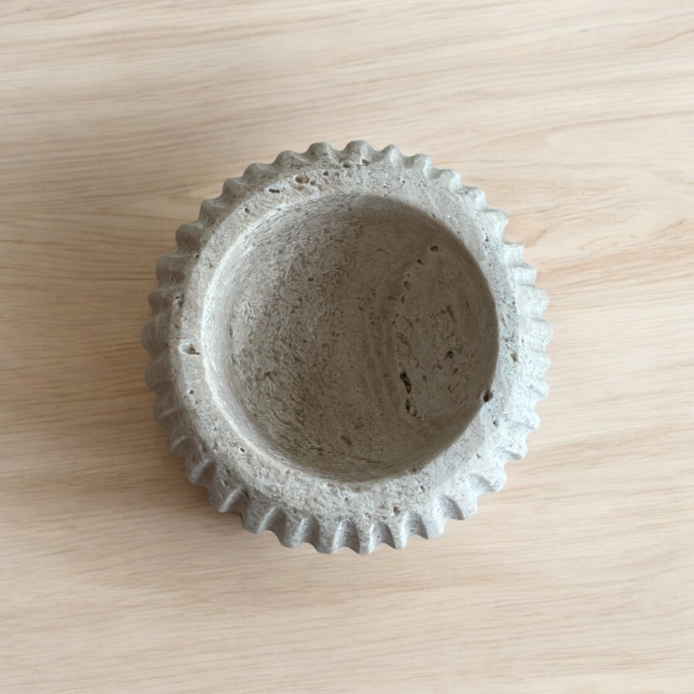 Ara Bowl | Travertine Decorative Bowls 