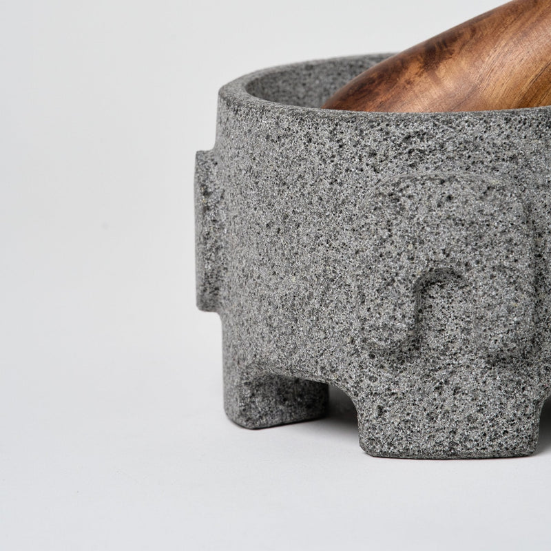 Ara Mortar and Pestle | Volcanic Stone Mortar + Pestles 