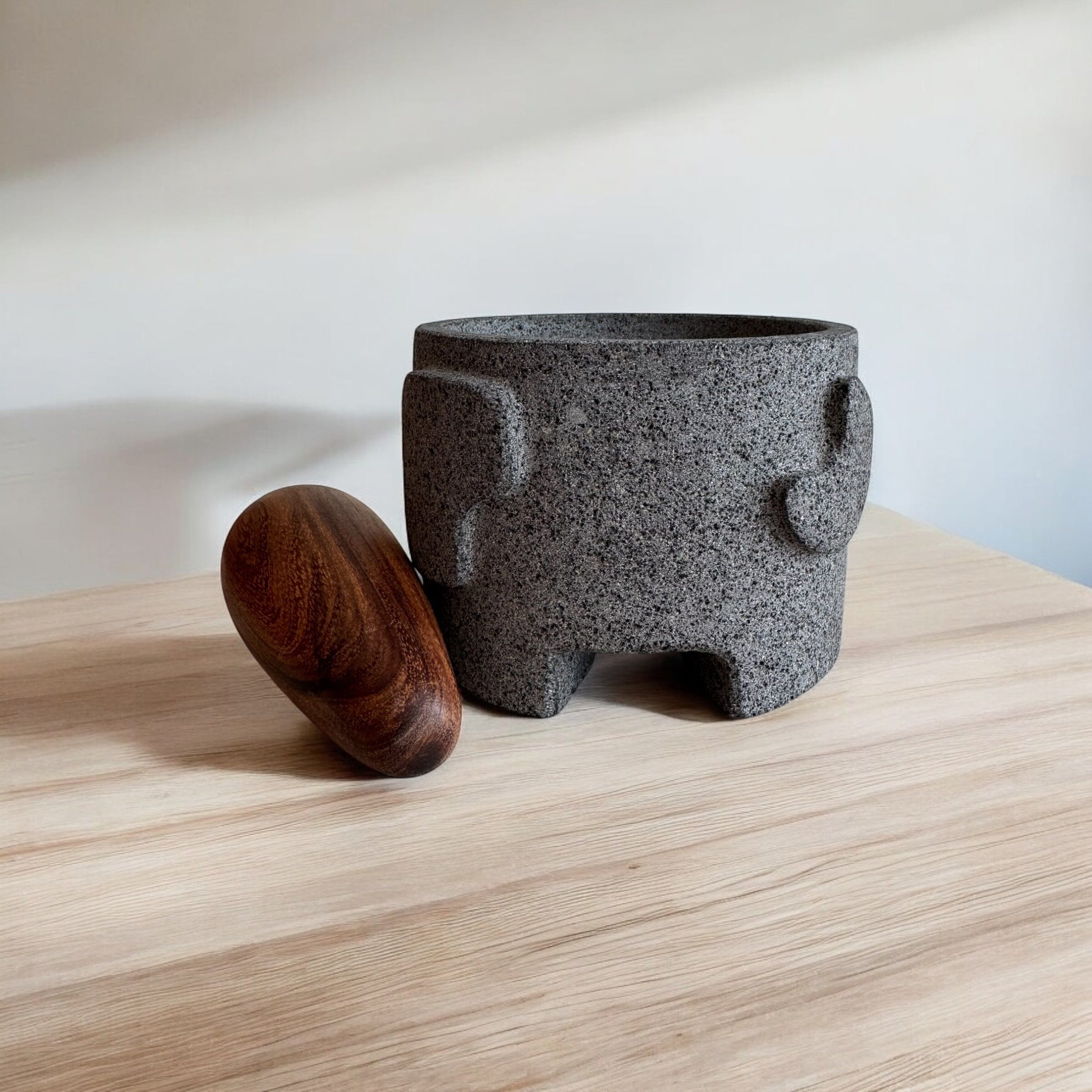 Ara Mortar and Pestle | Volcanic Stone Mortar + Pestles 