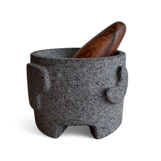 Ara Mortar and Pestle | Volcanic Stone Mortar + Pestles 