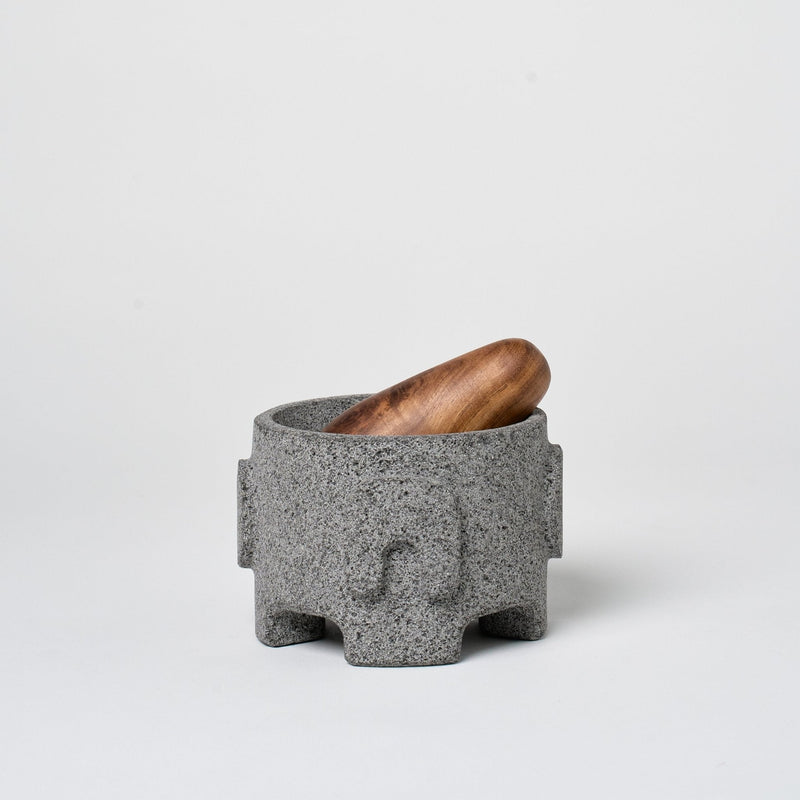 Ara Mortar and Pestle | Volcanic Stone Mortar + Pestles 