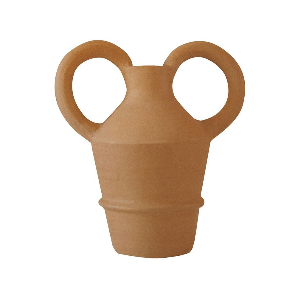 Arms Clay Vase 02 | Medium Vases + Planters Natural Clay 