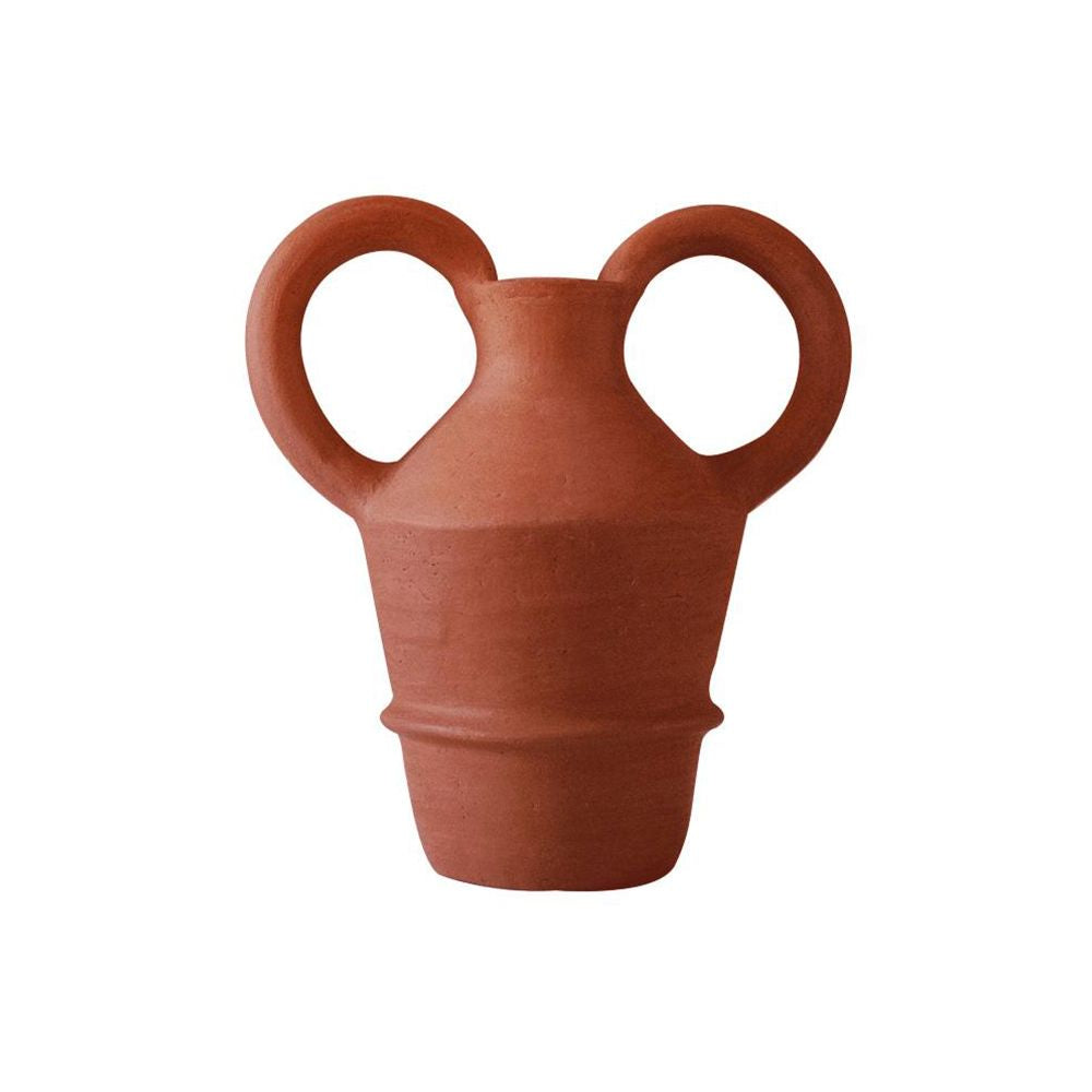 Arms Clay Vase 02 | Small Vases + Planters Red Clay 