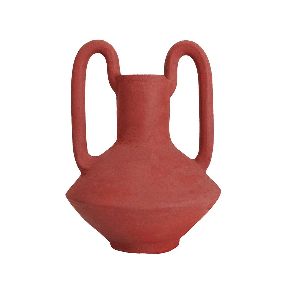 Arms Clay Vase 05 | Small Vases + Planters Red Clay 