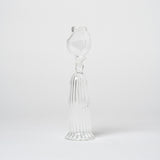 Artisan Shaped Glass Candle Holder | Set of 3 Candles & Incense 