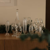 Artisan Shaped Glass Candle Holder | Set of 3 Candles & Incense 