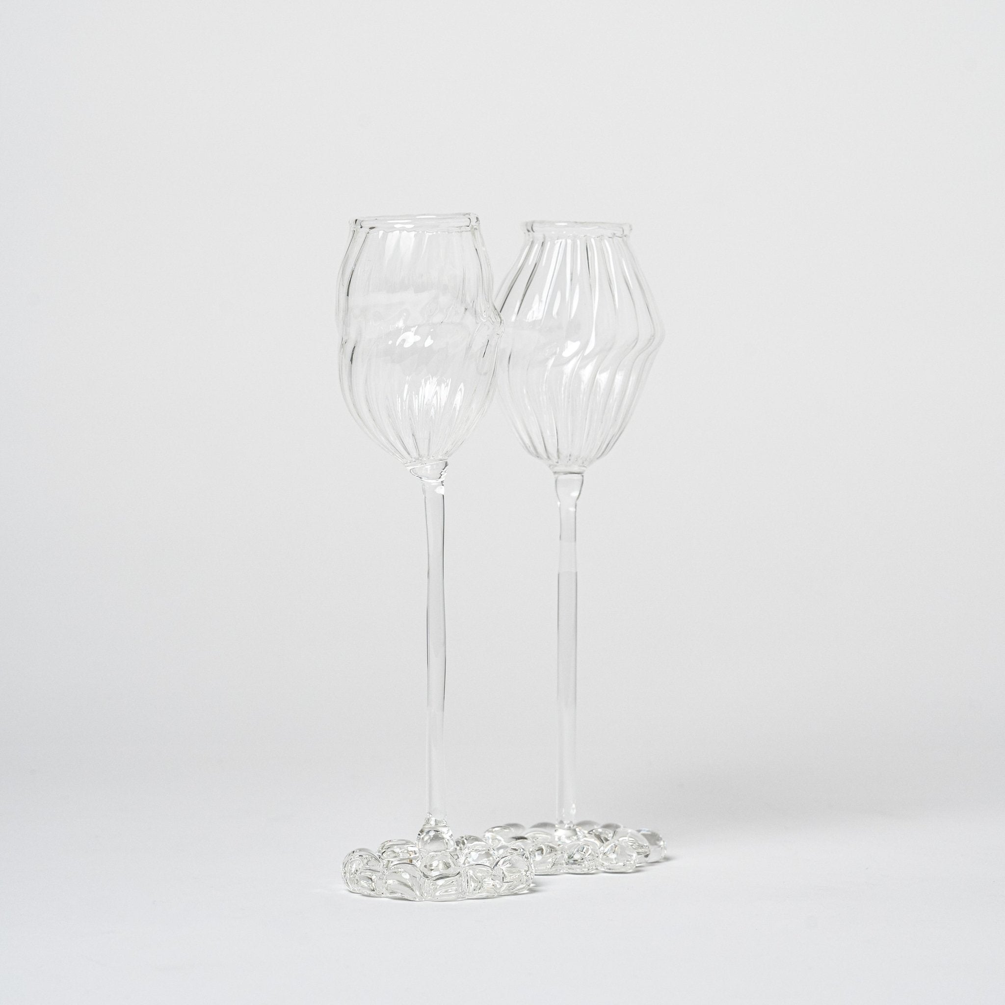Artisan Shaped Orphee Glass | Set of 2_Justine Menard_201-71-1957-192ClearOS | Obakki