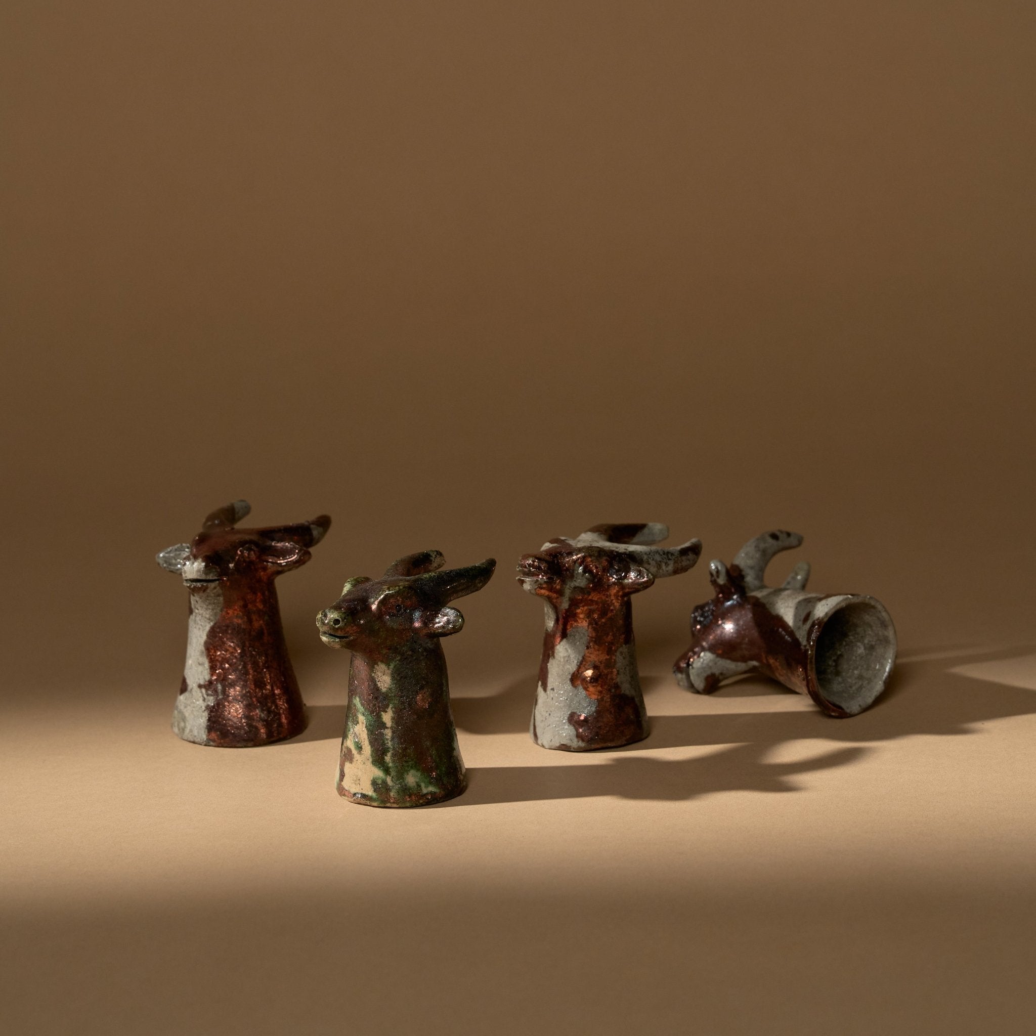 Berrendo Cobre Copita | Set of 4 Drinkware 