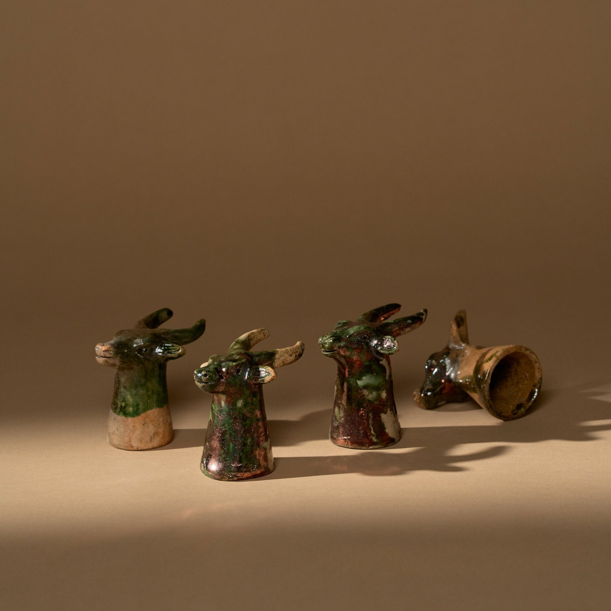 Berrendo Verde Copita | Set of 4 Drinkware 