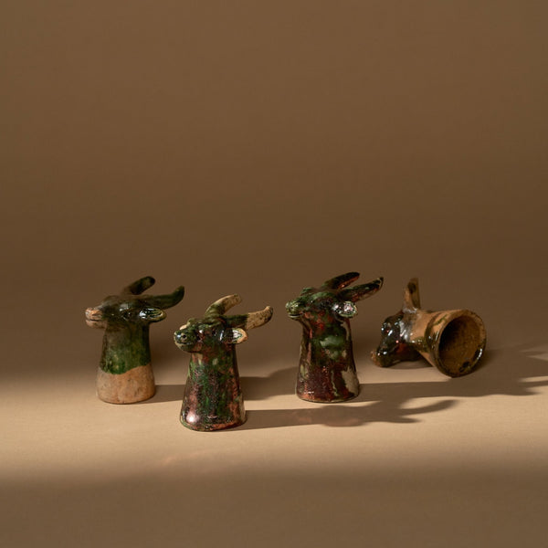 Berrendo Verde Copita | Set of 4 Drinkware 