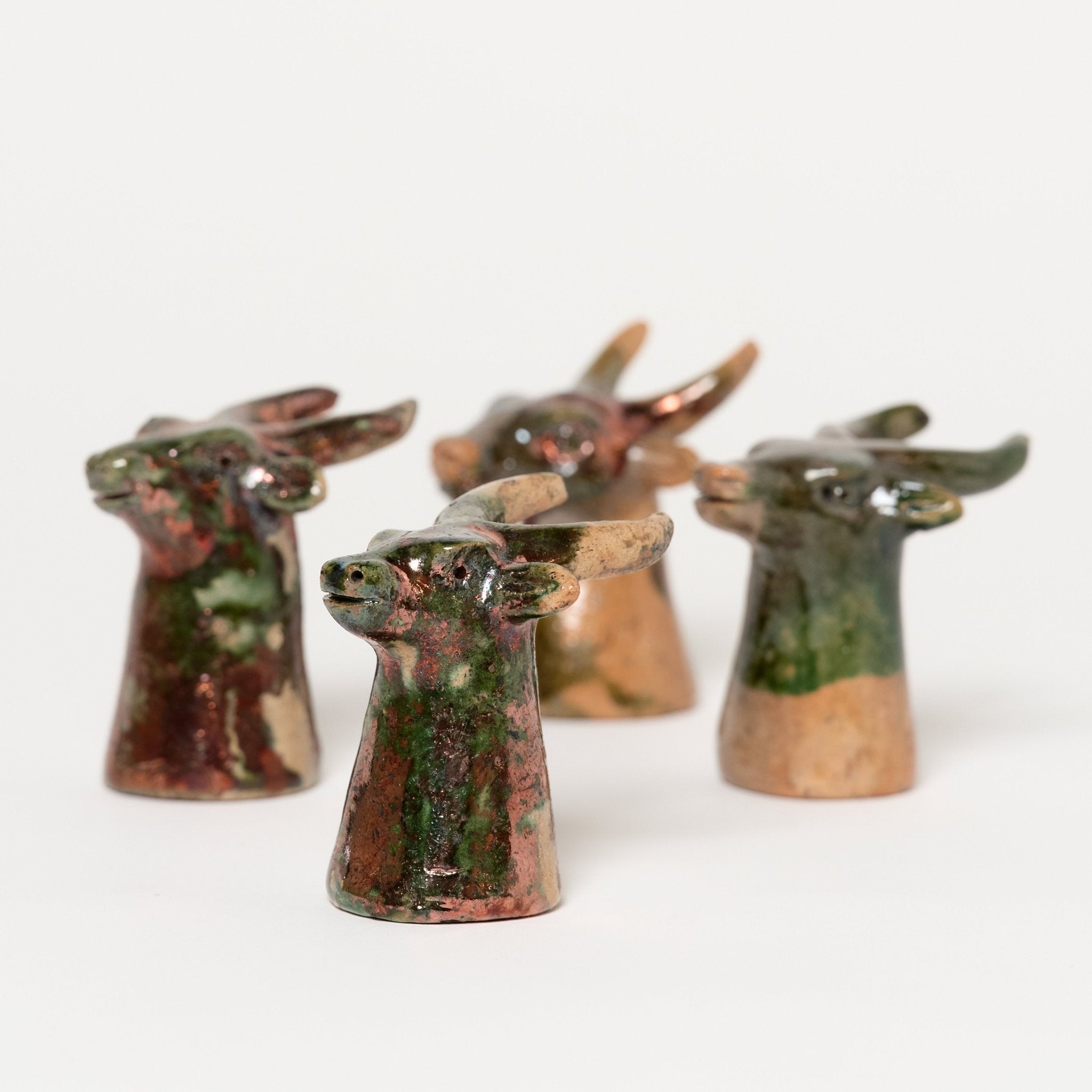 Berrendo Verde Copita | Set of 4 Drinkware 