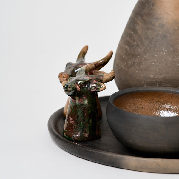 Berrendo Verde Copita | Set of 4 Vases + Planters 