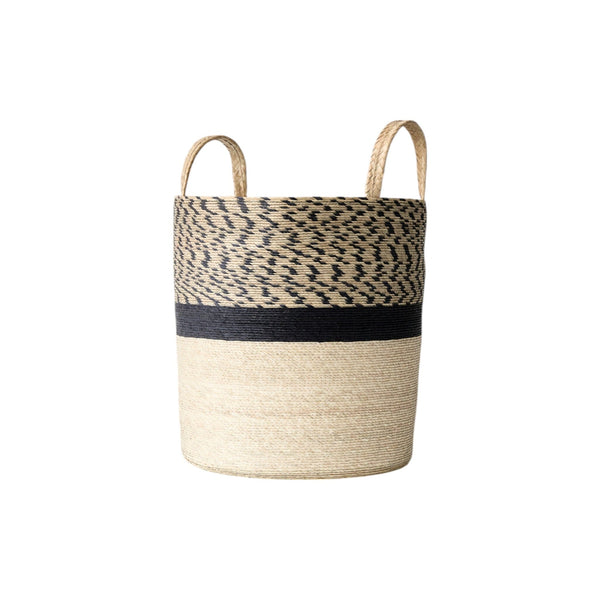Black Patterned Basket Baskets 