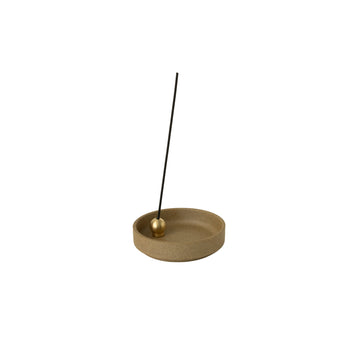 Brass Ball + Porcelain Incense Holder Incense Holders 