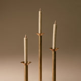 Brass Candle Stand | Set of 3 Candle Holders 