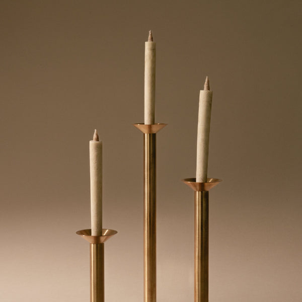 Brass Candle Stand | Set of 3 Candle Holders 