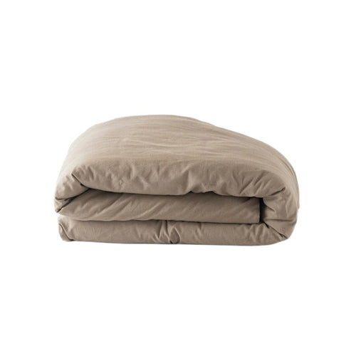 Brushed Cotton Duvet Cover | Camel Home Textiles 
