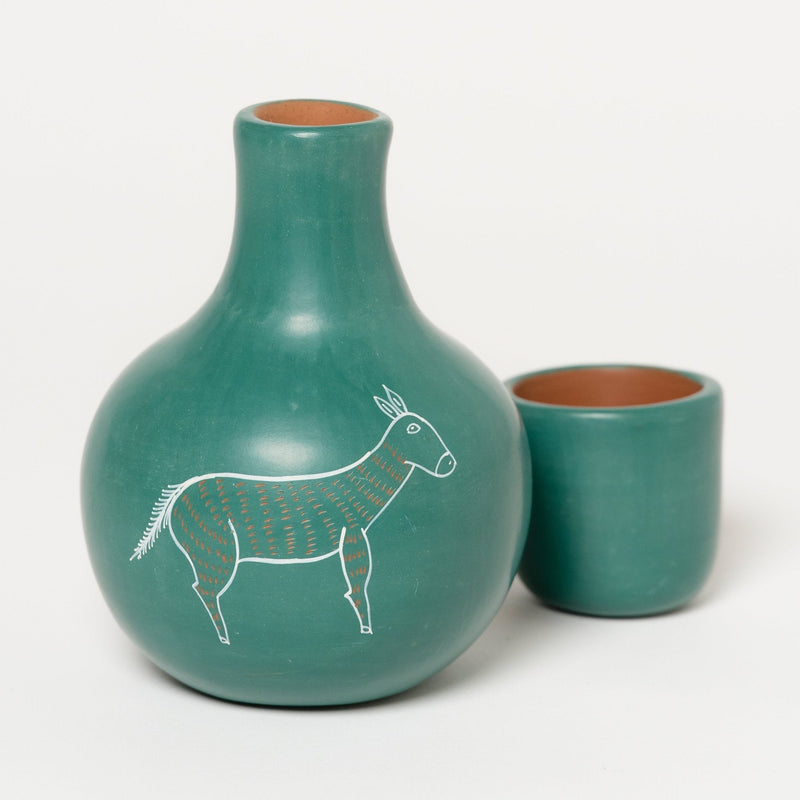 Cantaro Ceramic Carafe Set | Burro Drinkware 