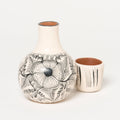 Cantaro Ceramic Carafe Set | Itsi_Huáncito, Chilchota, Michoachan_201-50-1889-766WhiteOS | Obakki