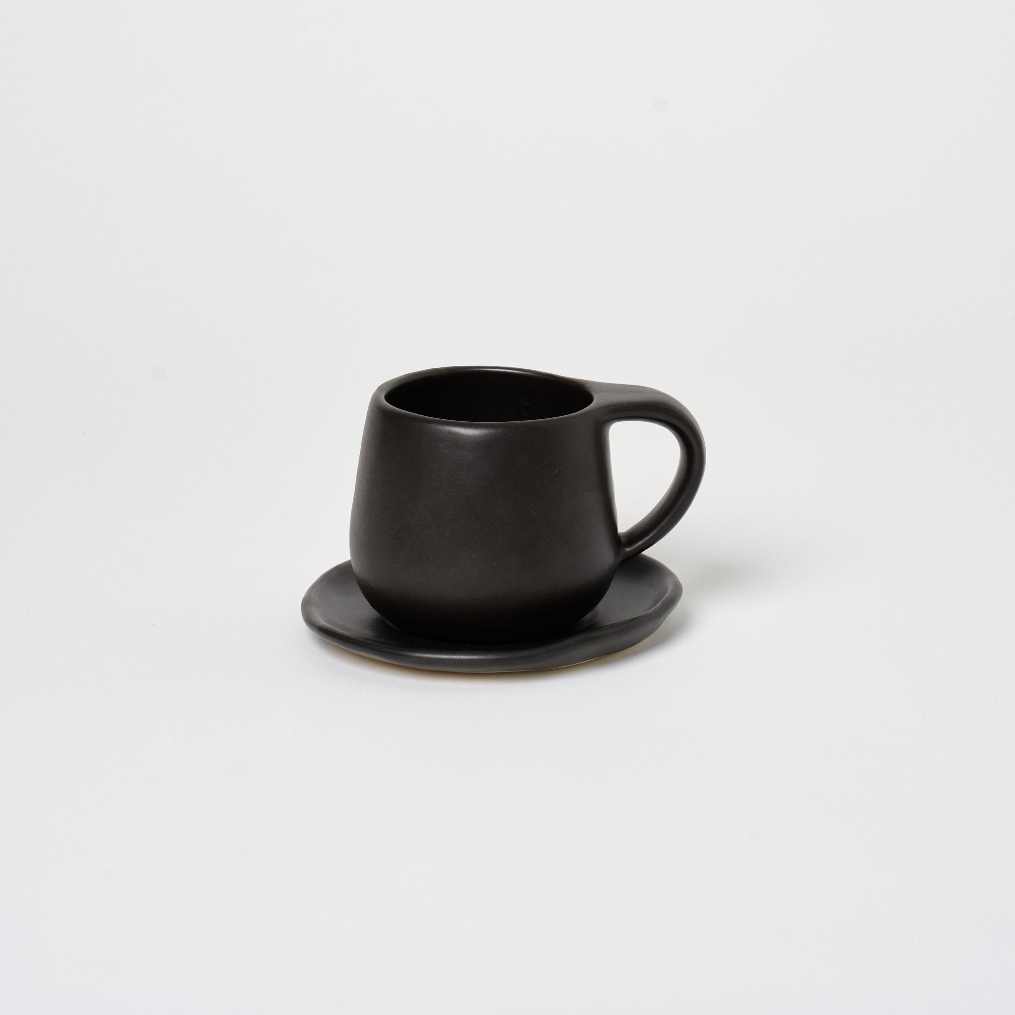Ceramic Mug + Saucer Vases + Planters Black 