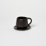 Ceramic Mug + Saucer Vases + Planters Black 