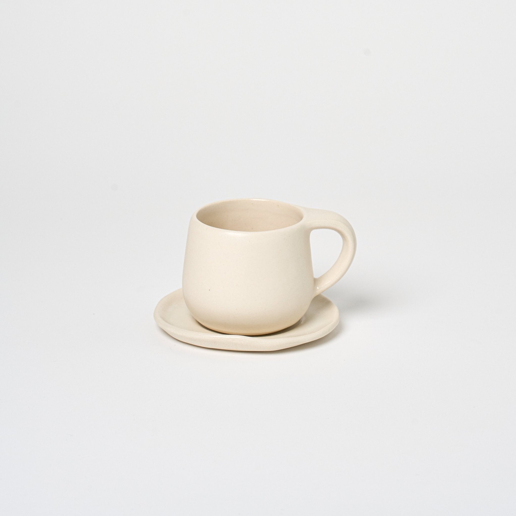 Ceramic Mug + Saucer Vases + Planters Cream 