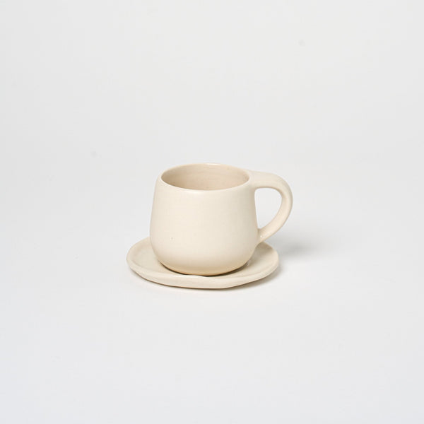 Ceramic Mug + Saucer Vases + Planters Cream 