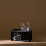 Crumple Old Fashioned Glass | Set of 2 Glassware 