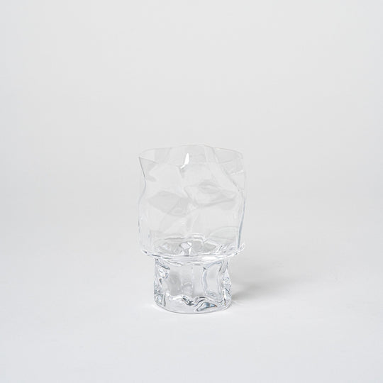 Crumple Wine Glass | L_Makoto Komatsu_201-52-1993-197ClearOS | Obakki