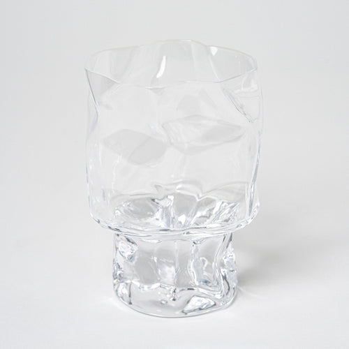 Crumple Wine Glass | Set of 2 Glassware 