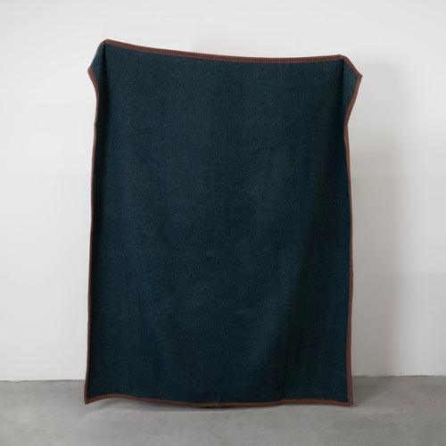 Doppio Double Sided Blanket | Moss-Rust Textiles 